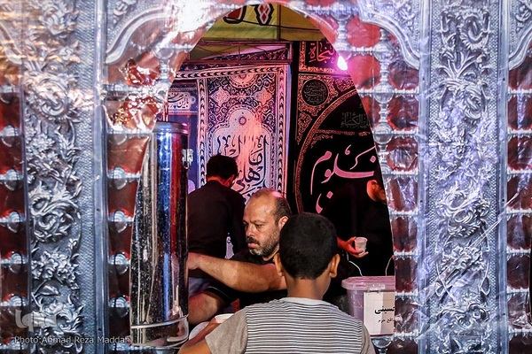 موکب شهدای مدافع حرم در شهرک سعدی شیرار‎‎