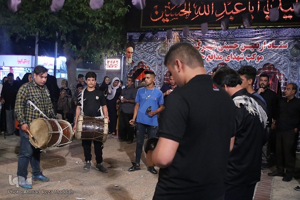 موکب شهدای مدافع حرم در شهرک سعدی شیرار‎‎