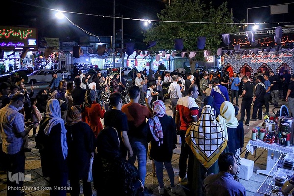 موکب شهدای مدافع حرم در شهرک سعدی شیرار‎‎