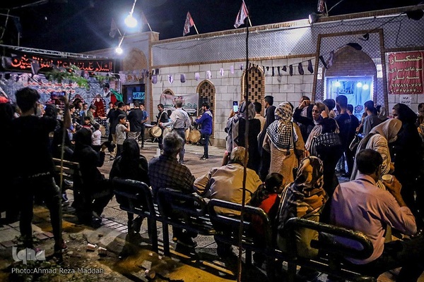 موکب شهدای مدافع حرم در شهرک سعدی شیرار‎‎