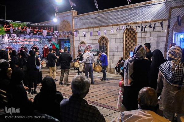 موکب شهدای مدافع حرم در شهرک سعدی شیرار‎‎