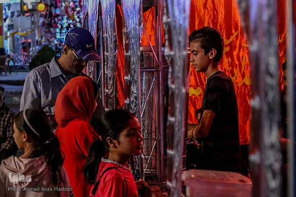 موکب شهدای مدافع حرم در شهرک سعدی شیرار‎‎