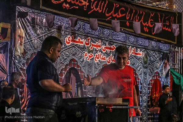 موکب شهدای مدافع حرم در شهرک سعدی شیرار‎‎