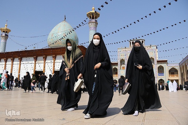 مراسم سوگواری اربعین حسینی در آستان مطهر حضرت شاهچراغ(ع) در شیراز