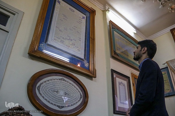 دیدار مدیرعامل قرآنی ایکنا با استاد «محمد نعمتی» کاتب قرآن