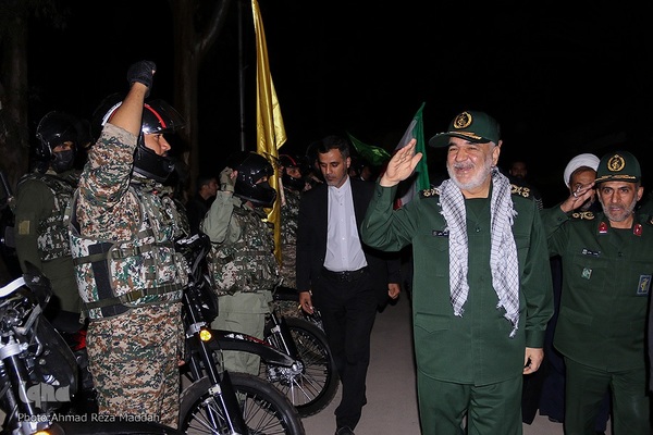 ورود فرمانده کل سپاه پاسداران انقلاب اسلامی به شیراز