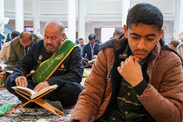 آغاز محفل جزءخوانی قرآن ماه رمضان
