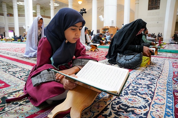 آغاز محفل جزءخوانی قرآن ماه رمضان