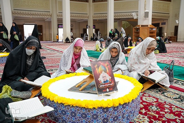 آغاز محفل جزءخوانی قرآن ماه رمضان