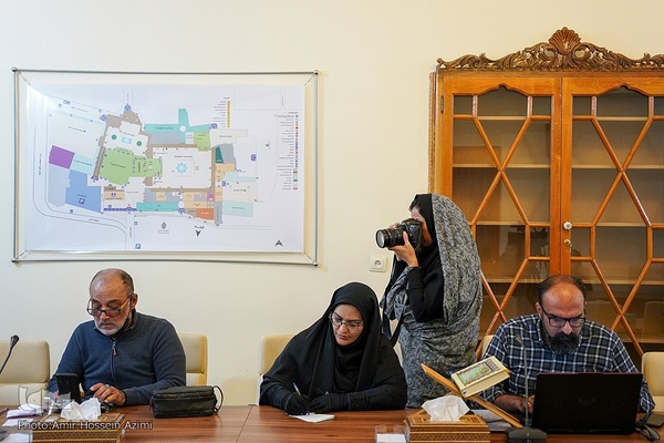 نشست خبری سرپرست معاونت علمی، آموزشی و پژوهشی حرم مطهر