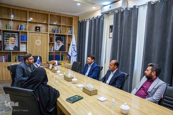 حضور رئیس بسیج رسانه فارس در خبرگزاری ایکنا‎‎