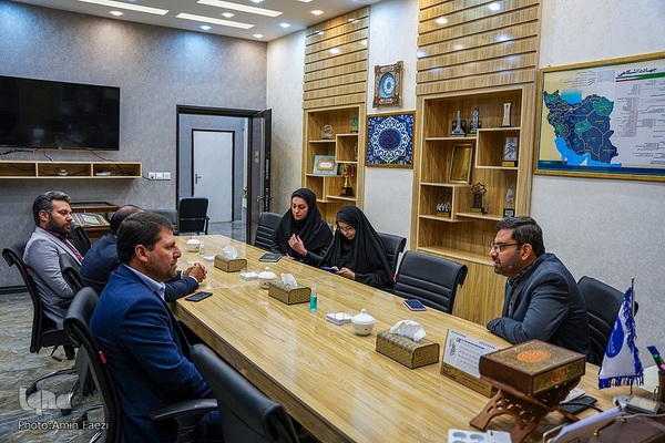 حضور رئیس بسیج رسانه فارس در خبرگزاری ایکنا‎‎