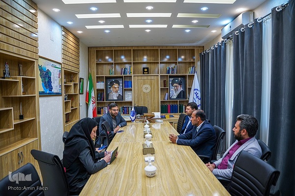 حضور رئیس بسیج رسانه فارس در خبرگزاری ایکنا‎‎