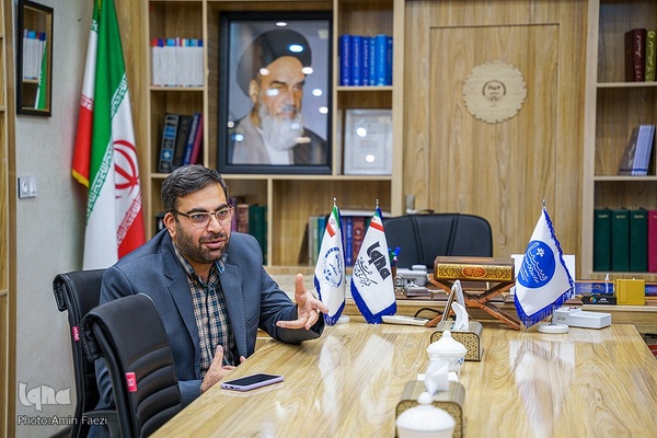 حضور رئیس بسیج رسانه فارس در خبرگزاری ایکنا‎‎