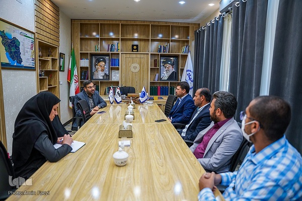 حضور رئیس بسیج رسانه فارس در خبرگزاری ایکنا‎‎