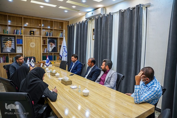 حضور رئیس بسیج رسانه فارس در خبرگزاری ایکنا‎‎