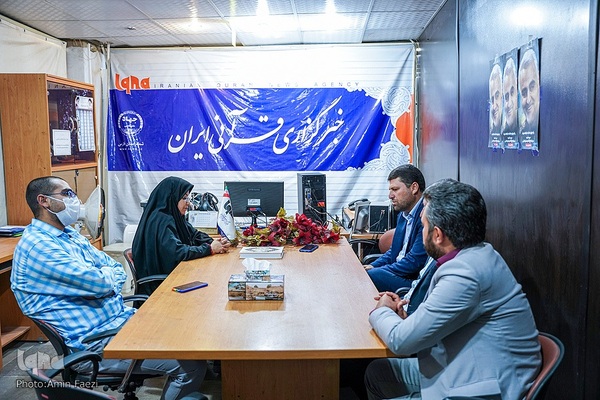 حضور رئیس بسیج رسانه فارس در خبرگزاری ایکنا‎‎