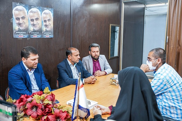 حضور رئیس بسیج رسانه فارس در خبرگزاری ایکنا‎‎