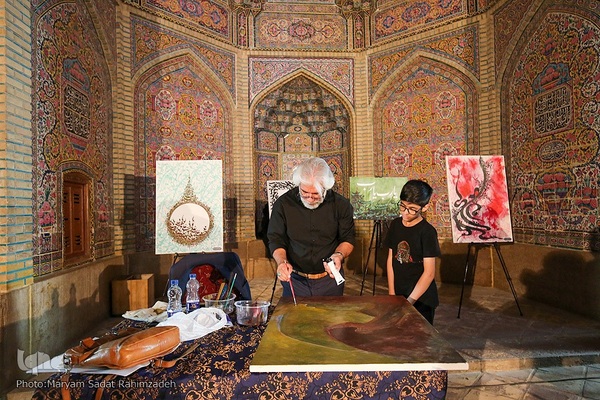 مراسم شب قدر  در مسجد نصیرالملک