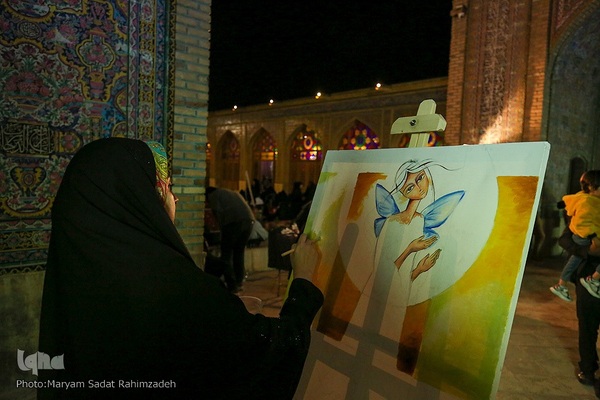 مراسم شب قدر  در مسجد نصیرالملک