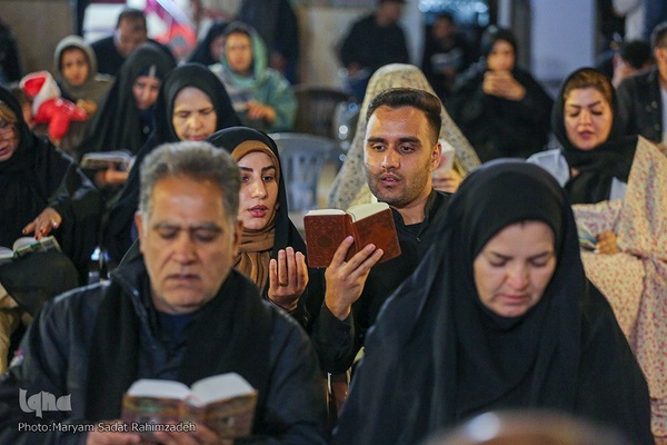 مراسم شب قدر  در مسجد نصیرالملک