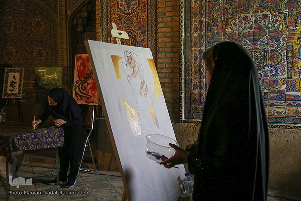 مراسم شب قدر  در مسجد نصیرالملک