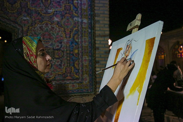 مراسم شب قدر  در مسجد نصیرالملک