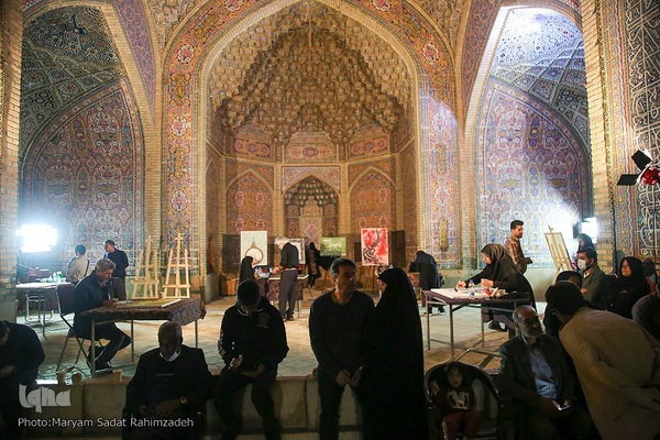 مراسم شب قدر  در مسجد نصیرالملک