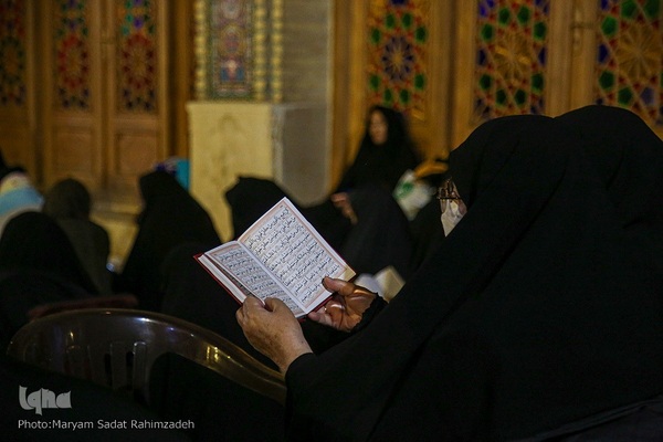 مراسم شب قدر  در مسجد نصیرالملک