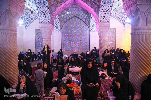 مراسم شب قدر  در مسجد نصیرالملک