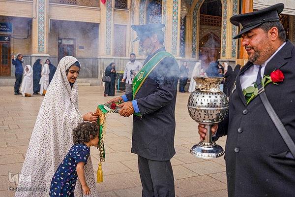گلباران حرم مطهر حضرت شاهچراغ (ع)‎‎