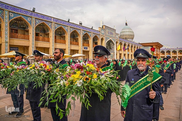 گلباران حرم مطهر حضرت شاهچراغ (ع)‎‎