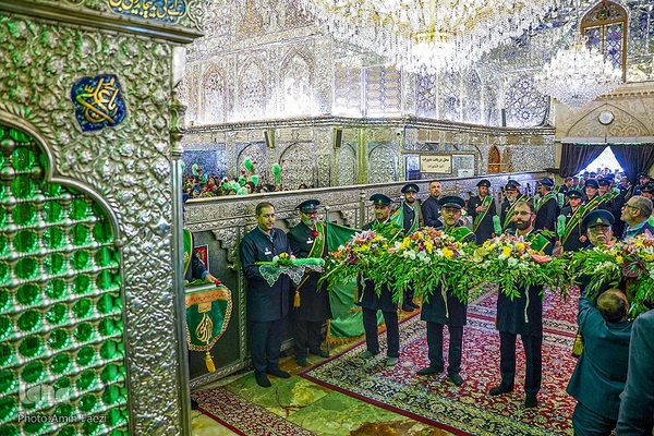 گلباران حرم مطهر حضرت شاهچراغ (ع)‎‎