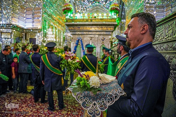 گلباران حرم مطهر حضرت شاهچراغ (ع)‎‎