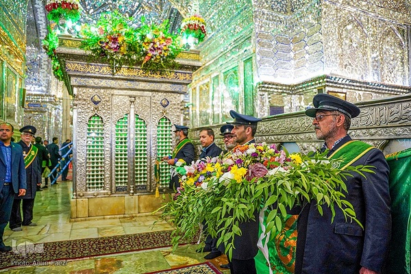 گلباران حرم مطهر حضرت شاهچراغ (ع)‎‎