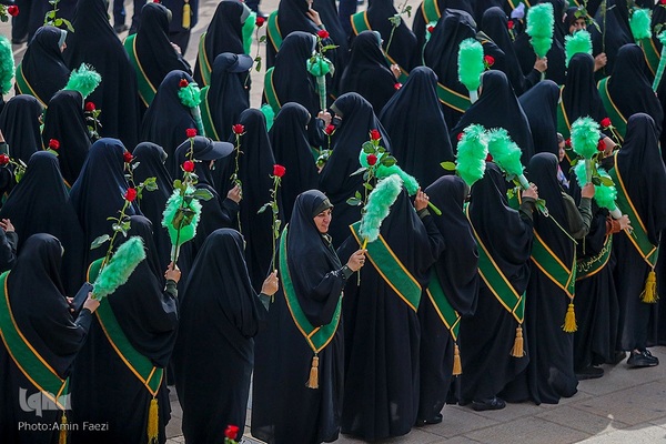 گلباران حرم مطهر حضرت شاهچراغ (ع)‎‎