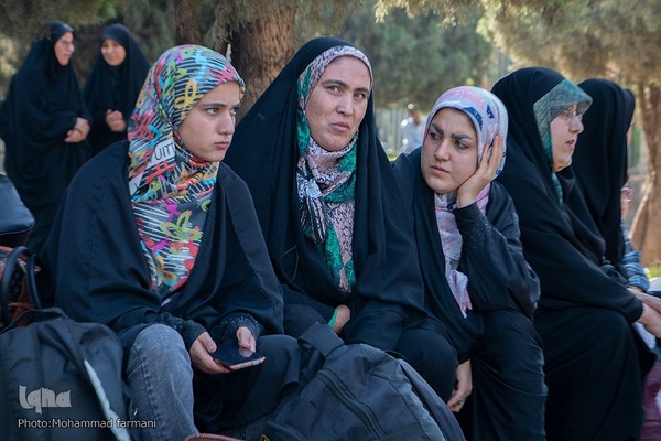 مراسم بدرقه کاروان زیارتی مرقد امام خمینی (ره)