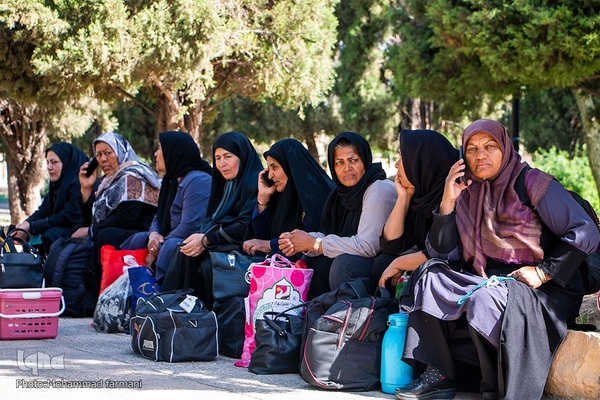 مراسم بدرقه کاروان زیارتی مرقد امام خمینی (ره)