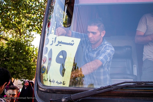 مراسم بدرقه کاروان زیارتی مرقد امام خمینی (ره)