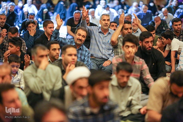 مراسم عزاداری شب شهادت امام جواد علیه السلام در حرم مطهر شاهچراغ (ع)