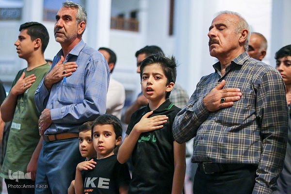 مراسم عزاداری شب شهادت امام جواد علیه السلام در حرم مطهر شاهچراغ (ع)