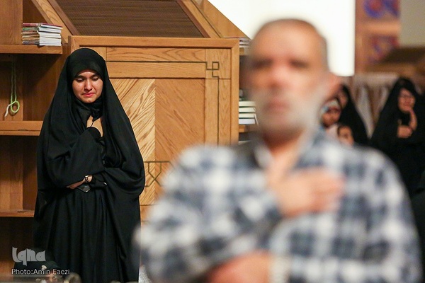 مراسم عزاداری شب شهادت امام جواد علیه السلام در حرم مطهر شاهچراغ (ع)