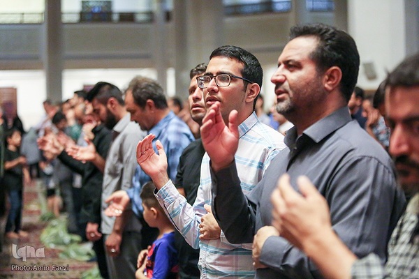 مراسم عزاداری شب شهادت امام جواد علیه السلام در حرم مطهر شاهچراغ (ع)