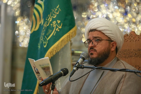 قرائت خطبه غدیر در سومین حرم اهل بیت علیهم السلام