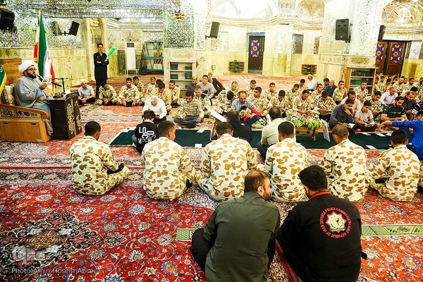 قرائت خطبه غدیر در سومین حرم اهل بیت علیهم السلام