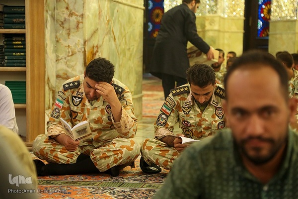 قرائت خطبه غدیر در سومین حرم اهل بیت علیهم السلام