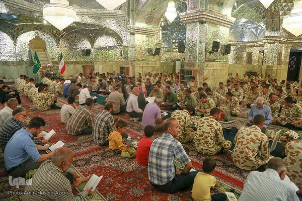 قرائت خطبه غدیر در سومین حرم اهل بیت علیهم السلام