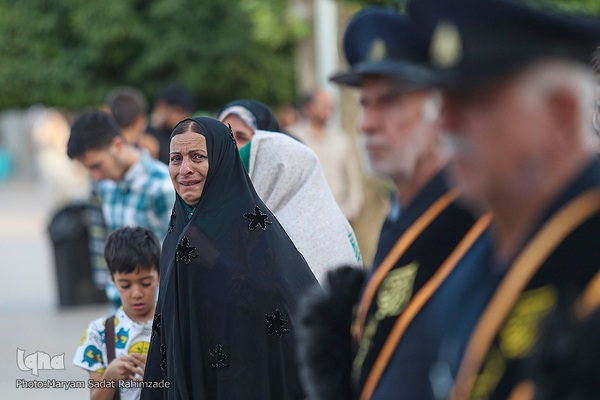 سیاه‌پوشی حرم مطهر حضرت شاهچراغ(ع)