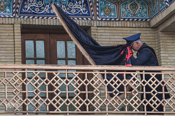 سیاه‌پوشی حرم مطهر حضرت شاهچراغ(ع)