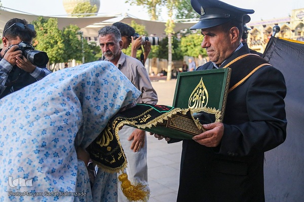 سیاه‌پوشی حرم مطهر حضرت شاهچراغ(ع)